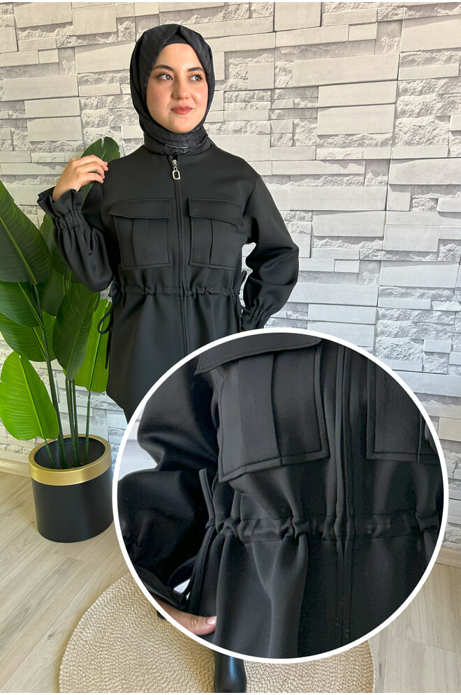 Belden Bağlamalı Scuba Takım Siyah