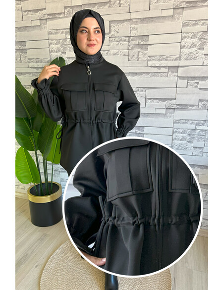 Belden Bağlamalı Scuba Takım Siyah