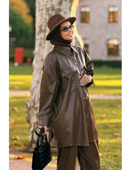 Leny Deri Takım Kahve