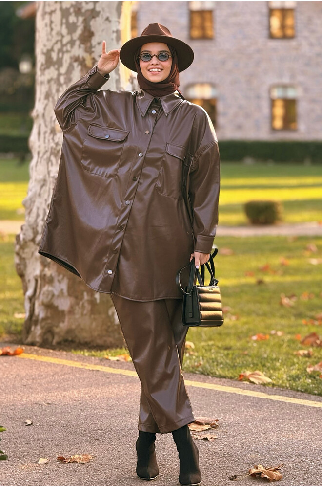 Leny Deri Takım Kahve