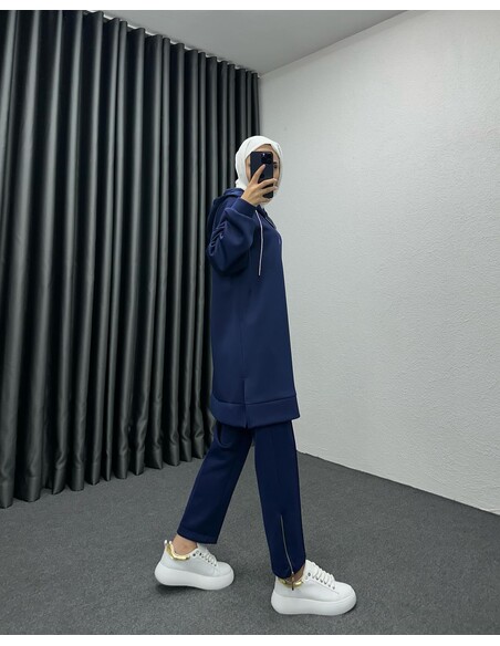 Lacivert Scuba İkili Takım