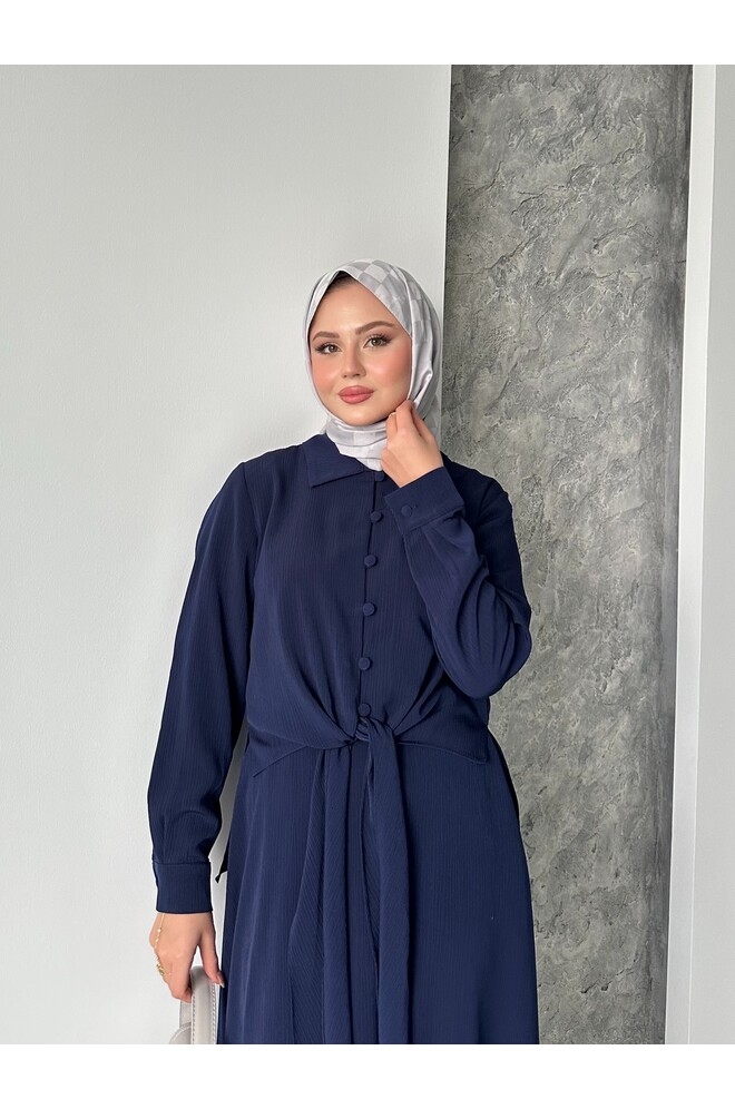 Melis İtalyan Krep İkili Takım - Lacivert