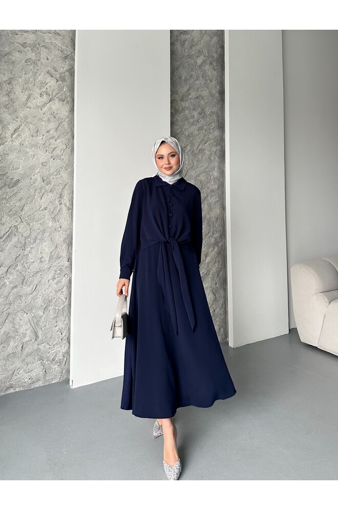 Melis İtalyan Krep İkili Takım - Lacivert