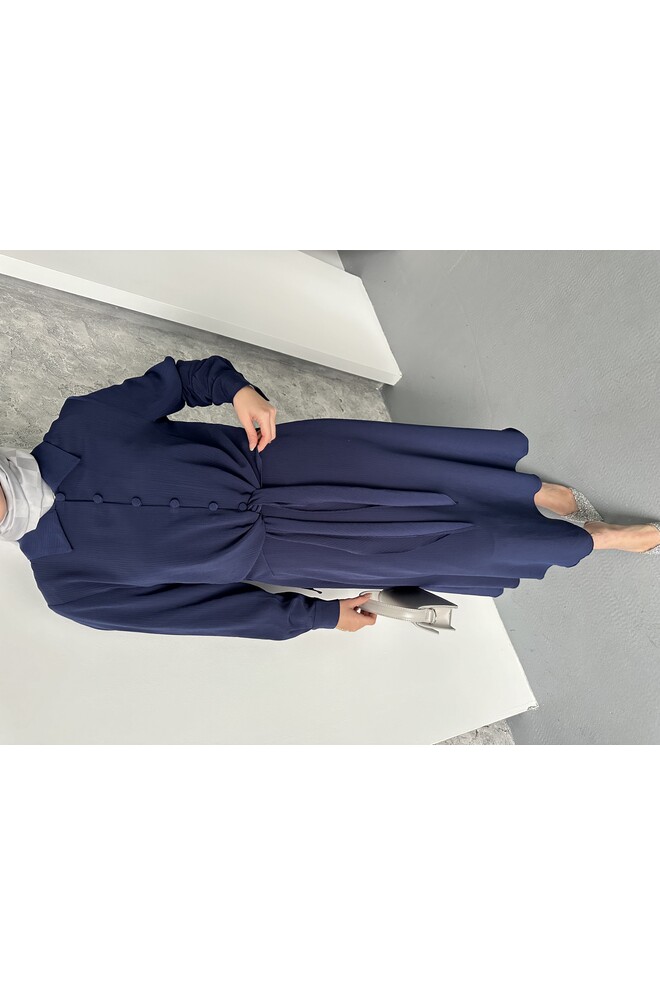 Melis İtalyan Krep İkili Takım - Lacivert