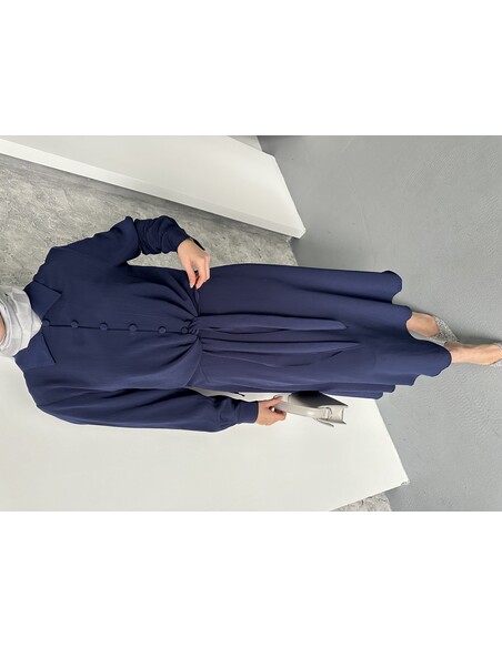 Melis İtalyan Krep İkili Takım - Lacivert