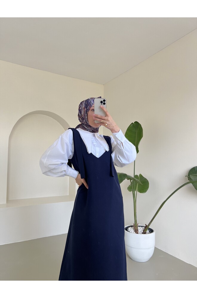Elora Askılı Jile - Lacivert