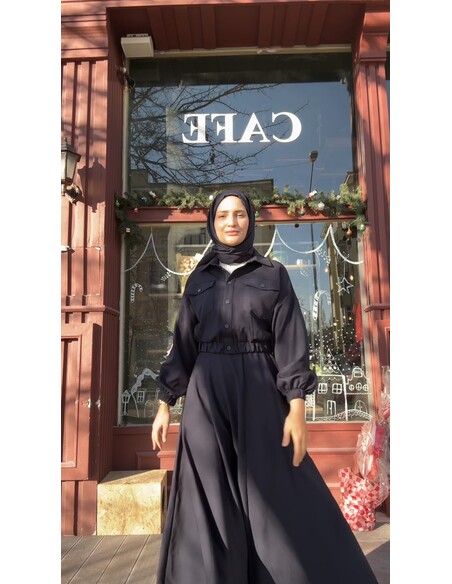 Bomber Ceketli Etekli Takım Lacivert