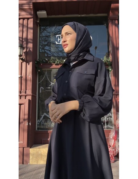 Bomber Ceketli Etekli Takım Lacivert