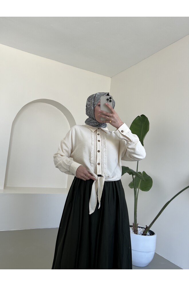 Lilyum Etek ve Gömlek İkili Takım