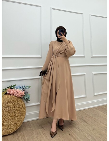 Nova Elbise - Bisküvi Rengi