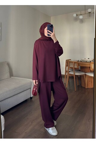 Mina Oysho Takım - Bordo