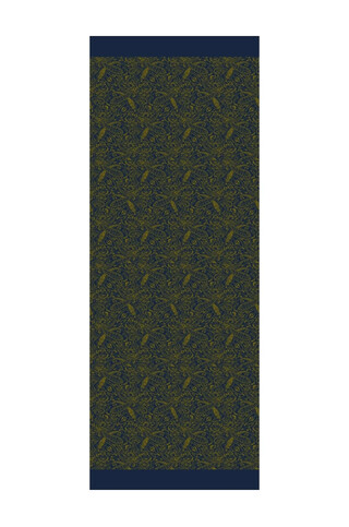 Velora Desen Çift Taraflı Şal Lacivert  - Yağ Yeşili 2