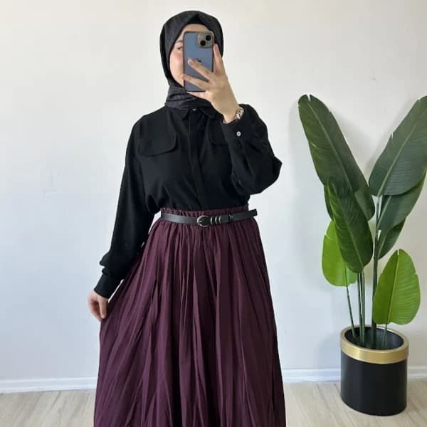 Kraş Etek Bordo