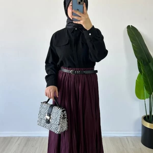 Kraş Etek Bordo