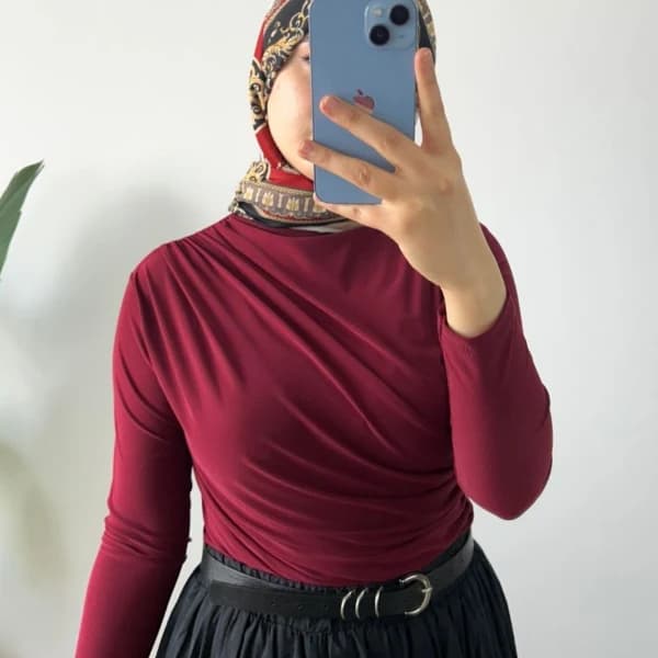 Ela Candy Bluz - Bordo