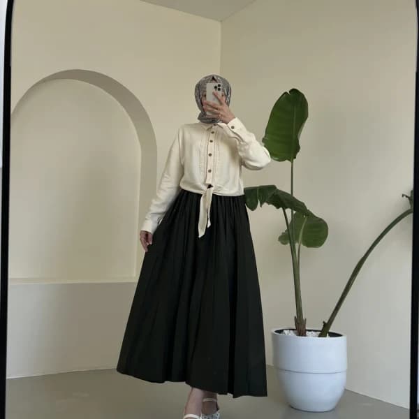Vera Paraşüt Etek - Haki
