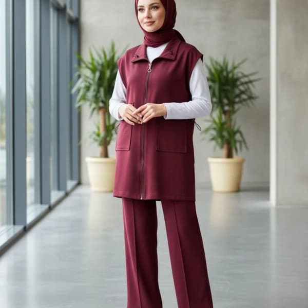 Nevra Oysho İkili Takım - Bordo